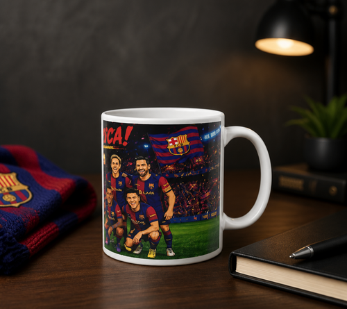 Taza FC Barcelona Visca Barça