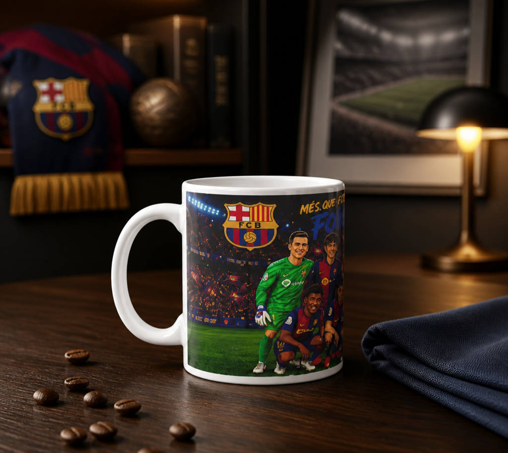 Taza FC Barcelona Visca Barça